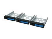iStarUSA BPU HSTRAY 3BL 3 x SAS SATA Blue Handles Hard Drive Tray pack