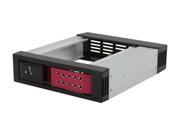 iStarUSA BPN DE110SS RED 1x5.25 to 1x3.5 SATA SAS 6.0Gb s Trayless Hot Swap Cage