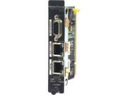Type: Management Module Specifications: 1 x 10/100Base-TX LAN/WAN Features: 1 x RJ-45 Management