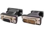 AddOn DVII2VGAB DVI I 29 pin Male to VGA Female Black Adapter 100% compatible with select devices. DVI I 29 PIN TO VGA M F