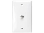 Leviton 80781 t F connector Wall Plate light Almond