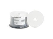 Verbatim 4.7GB 8X DVD R White Thermal Printable 50 Packs Disc Model 94889