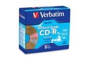 Verbatim 700MB 52X CD R 5 Packs Disc Model 96319