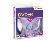 Verbatim 4.7GB 16X DVD R 10 Packs Disc Model 95032