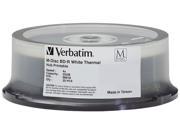 Verbatim Blu ray Recordable Media BD R 4x 25 GB 25 Pack Spindle