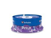 Verbatim 4.7GB 16X DVD R 25 Packs Disc Model 95033