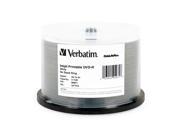 Verbatim 4.7GB 8X DVD R White Inkjet Printable 50 Packs DataLifePlus Disc Model 94971