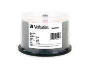 Verbatim 4.7GB 8X DVD R 50 Packs DataLifePlus Shiny Silver Disc Model 95052