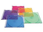 Verbatim 94178 CD DVD Color Slim Cases 50pk