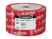 RiDATA 700MB 52X CD R Inkjet White Hub Printable 50 Packs Disc Model R80JS52 RD IWN50