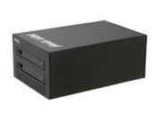 BYTECC BT M260U3F Black Double Drive Enclosure for SATA HDD SSD w Firewire ports