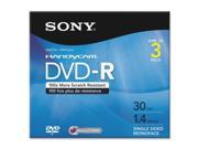 SONY 1.4GB DVD R 3 Packs DVD R Recordable Media Model 3DMR30R1H