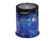 SONY 16X DVD+R Inkjet Printable 100 Packs Disc Model 100DPR47RSPCW