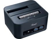 Rosewill RX303 PU3 35B USB 3.0 Two 2.5 3.5 Dock SATA interface with USB 3.0 SD Card Reader and 2 port usb Hub