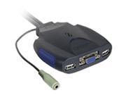CABLES TO GO KVM Switchbox 52043 2 PORT VGA and USB Micro KVM with Audio