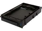 SilverStone MS06 Black 2.5 USB 3.0 HDD SDD Enclosure with 3.5 Hot Swap Drive Bay