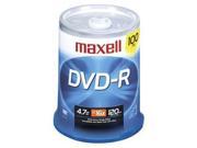 maxell 4.7GB 16X DVD R 100 Packs Disc Model 638014