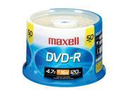 maxell 4.7GB 16X DVD R 50 Packs Disc Model 638011