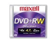 maxell 4.7GB 4X DVD RW 5 Packs Disc Model 634045