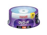 maxell 4.7GB 16X DVD R 25 Packs Disc Model 639011