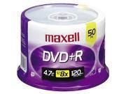 maxell 4.7GB 16X DVD R 50 Packs Disc Model 634053