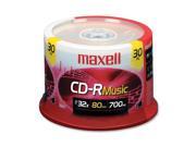 maxell 700MB 32X CD R 30 Packs 32x CD R Digital Audio Media Model 625335