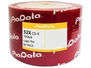 PIODATA 700MB 52X CD R 50 Packs CD DVD R RW Media Model 801 800SA