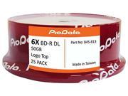 PIODATA 50GB 6X BD R DL 25 Packs CD DVD R RW Media Model 845 813