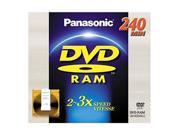 Panasonic 9.4GB 3X DVD RAM Single Double Sided Media Model LM AD240LU