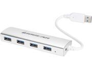 IOGEAR GUH304P Aluminum USB 3.0 4 Port Hub w PS