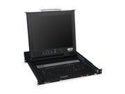 Tripp Lite 1U Rack Mount Console with 17 in. LCD Dual Rail PS 2 or USB B021 02R 17