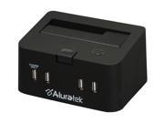Aluratek AHDDS100F Black External Docking Enclosure with 3Port USB 2.0 Hub