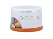 Memorex 4.7GB 16X DVD R 50 Packs Disc Model 05639