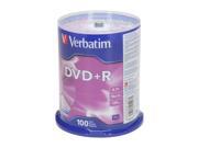 Verbatim 4.7GB 16X DVD+R 100 Packs Disc