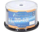 Optical Quantum 8.5GB 8X DVD R DL White Inkjet Hub Printable 50 Packs Disc Model OQDPRDL08WIP H