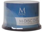M Disc 4.7GB Inkjet Printable DVD R Archival Recordable Media 50 Disc Model MDDPR04WIP 50