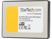 StarTech SAT2M2NGFF25 M.2 SSD to 2.5in SATA III Adapter – NGFF Solid State Drive Converter with Protective Housing