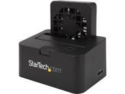 Startech Sdocku33ef Black External Docking Station For 2.5in Or 3.5in Sata Iii 6gbps Hard Drives â€“ Esata Or Usb 3.0 With Uasp
