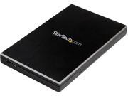 StarTech.com USB 3.1 Gen 2 10 Gbps Enclosure for 2.5 SATA Drives Ultra fast Portable Single Drive Enclosure for SSD HDD Aluminum
