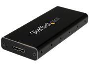 StarTech.com USB 3.1 Gen 2 10Gbps mSATA Drive Enclosure Aluminum Portable Data Storage for mSATA and mSATA Mini Half Size