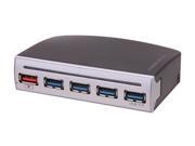 SYBA SD HUB20092 i Powerbooster USB 3.0 Hub for Internal or External Use Apple Fast Charging
