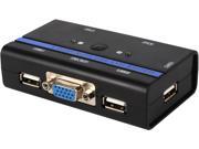 Nippon Labs KVM 2S 2 Port USB VGA KVM Swith with 2 cable sets