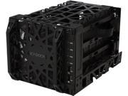 ICY DOCK MB074SP 1B Black 4 Bay 3.5 SATA Hard Drive Backplane Cooler Cage with 120mm Front LED Fan