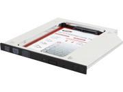 BYTECC BRACKET CD950 4 Channels Laptop Caddy Tray for SATA III HDD SSD SILVER