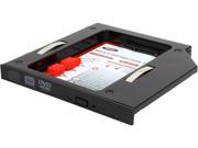 BYTECC BRACKET CD1270K 4 Channels Laptop Caddy Tray for SATA III HDD SSD