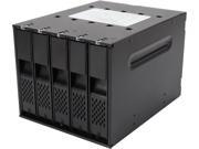 ICY DOCK MB975SP B R1 Tray less 5 Bay 3.5 SATA Hard Drive Hot Swap Backplane Cage in 3x External 5.25 Bay