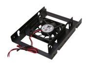 Rosewill RDRD 11003 2.5 SSD HDD Mounting Kit for 3.5 Drive Bay w 60mm Fan