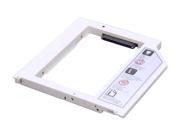 SilverStone TS08 9.5mm Height 2.5 SATA HDD SSD Caddy for Laptop 2.5 SSD HDD Conversion Tray White