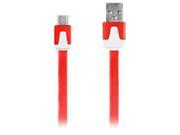 3.3 Flat Micro USB Cable Wht