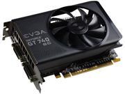 Evga Geforce Gt 740 Graphic Card - 1.09 Ghz Core - 2 Gb Gddr5 - Pci Express 3.0 X16 - 5000 Mhz Memory Clock - 128 Bit Bus Width - 4096 X 2160 - Fan Cooler - Directx 12, Opengl 4.4, Opencl - 1 X Hdmi - 2 X Total Number Of Dvi 02g-p4-3747-kr